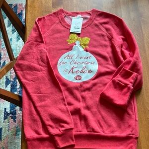Red Christmas Sweatshirt, Kelce Travis